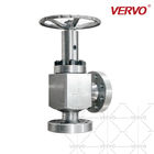 Forged steel high pressure Angle flange globe valve